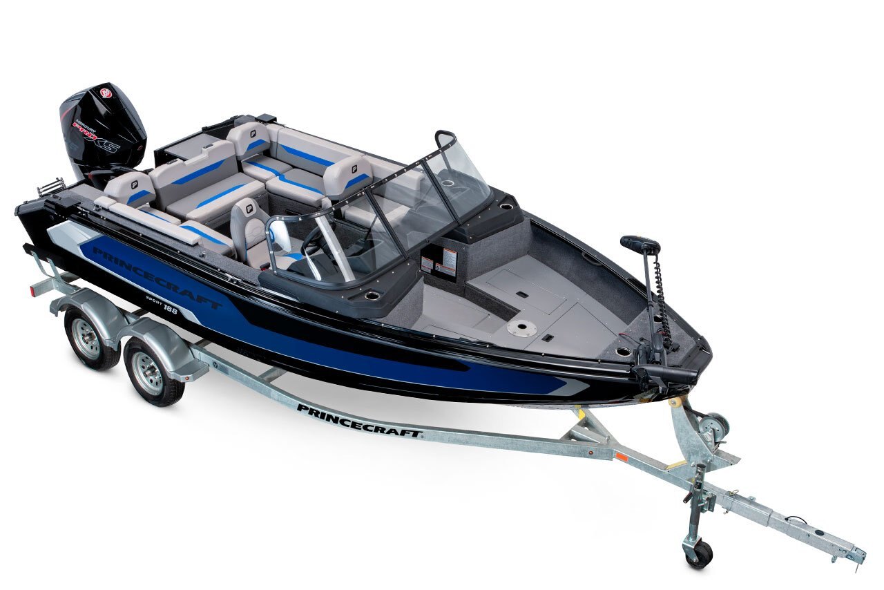 2025 Princecraft Sport 188 Blue (blue accent)
