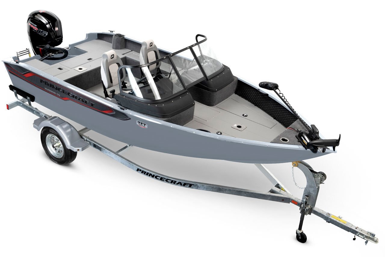 2025 Princecraft Hudson® 170 WS Anthracite grey special decal package