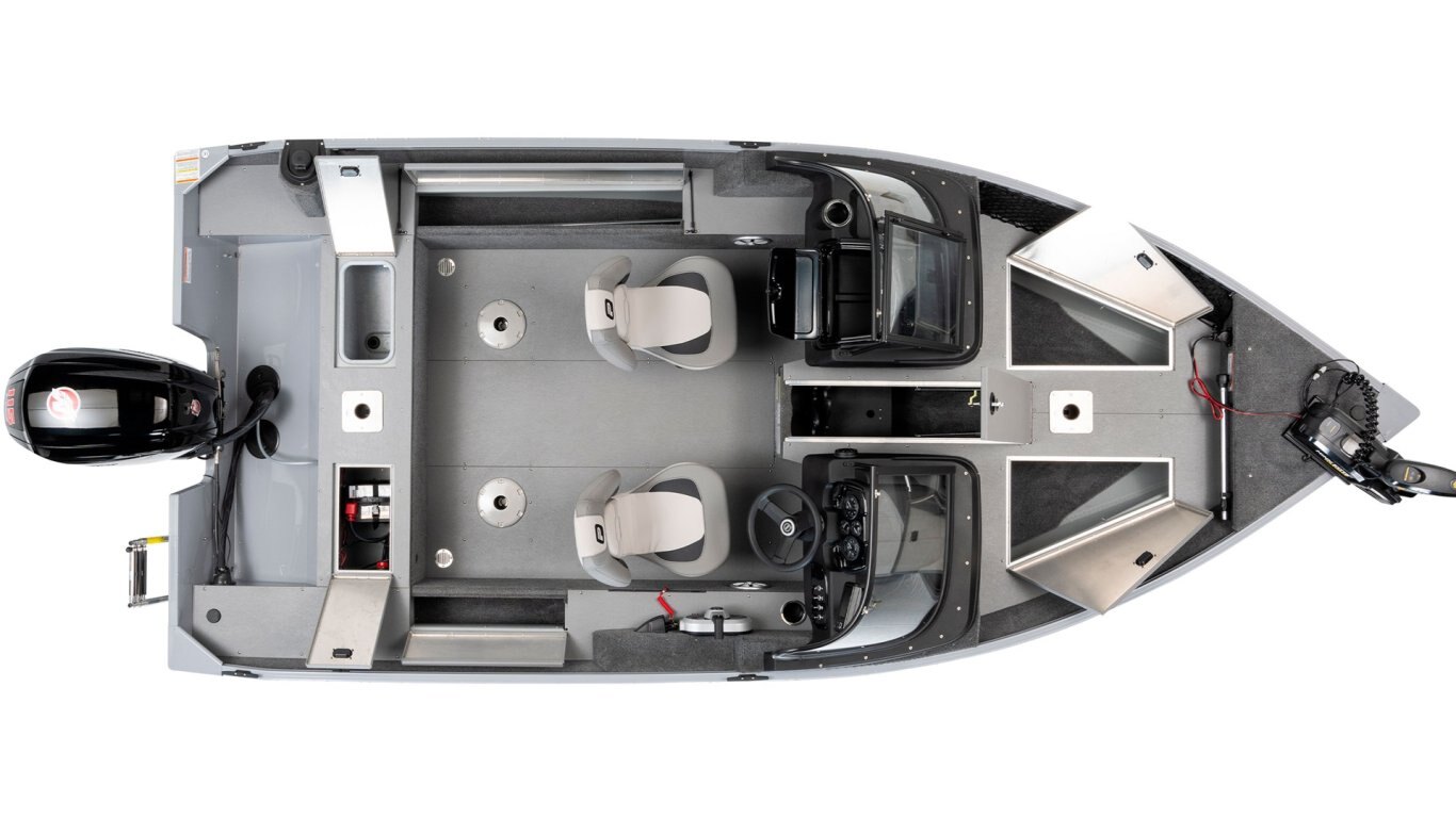 2025 Princecraft Hudson® 166 WS Anthracite grey special decal package