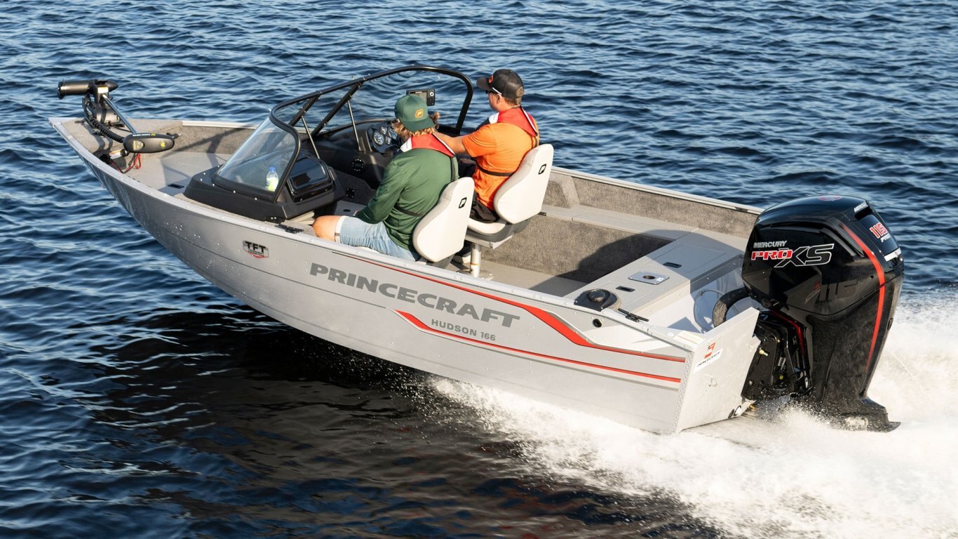 2025 Princecraft Hudson® 166 WS Anthracite grey special decal package