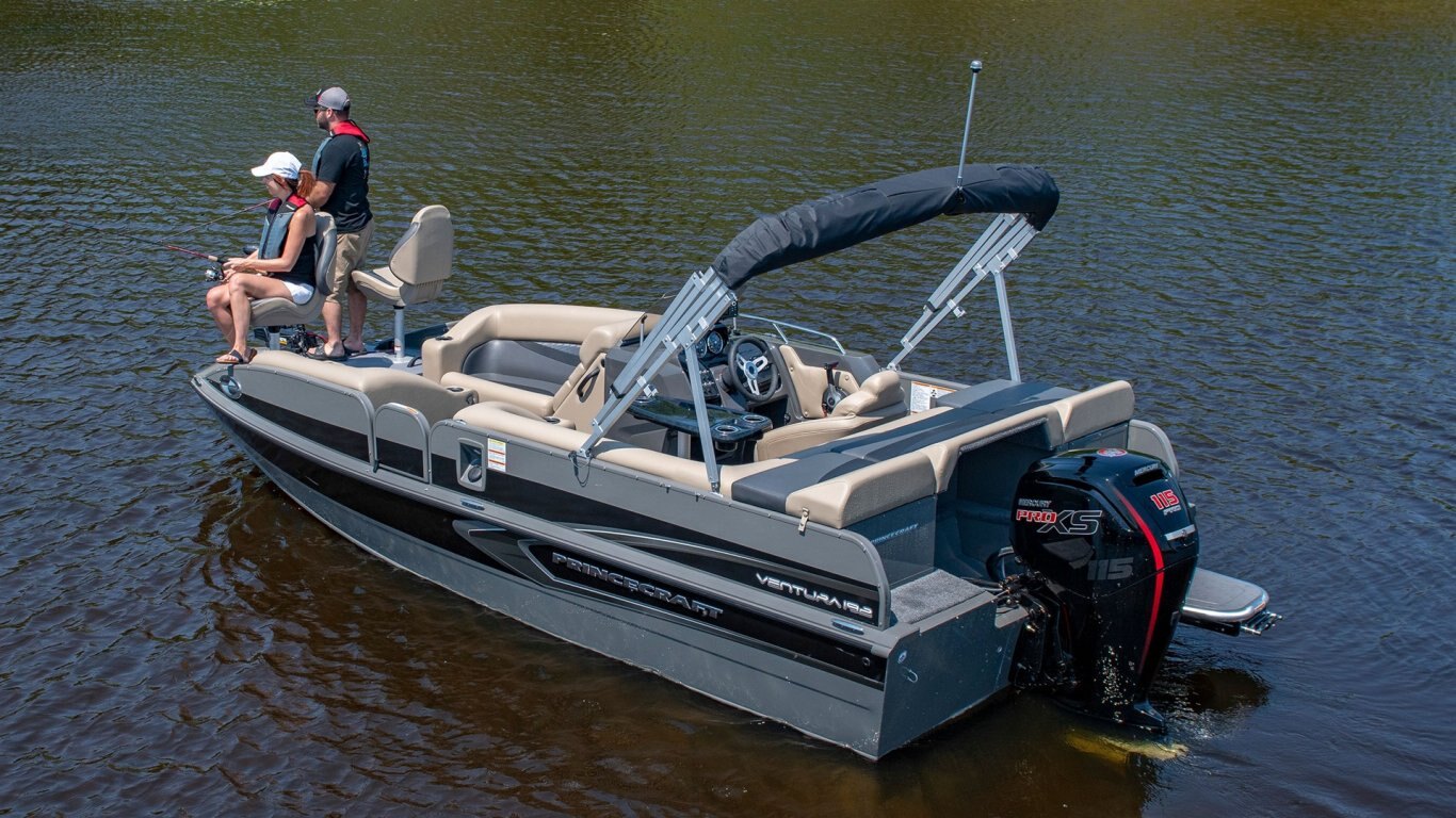 2025 Princecraft Ventura 192 Special Edition (black and grey)