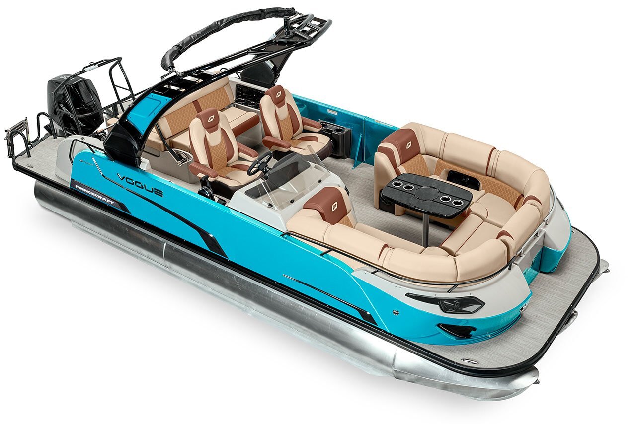 2025 Princecraft Vogue 23 RL Laguna blue metallic Platinum Edition