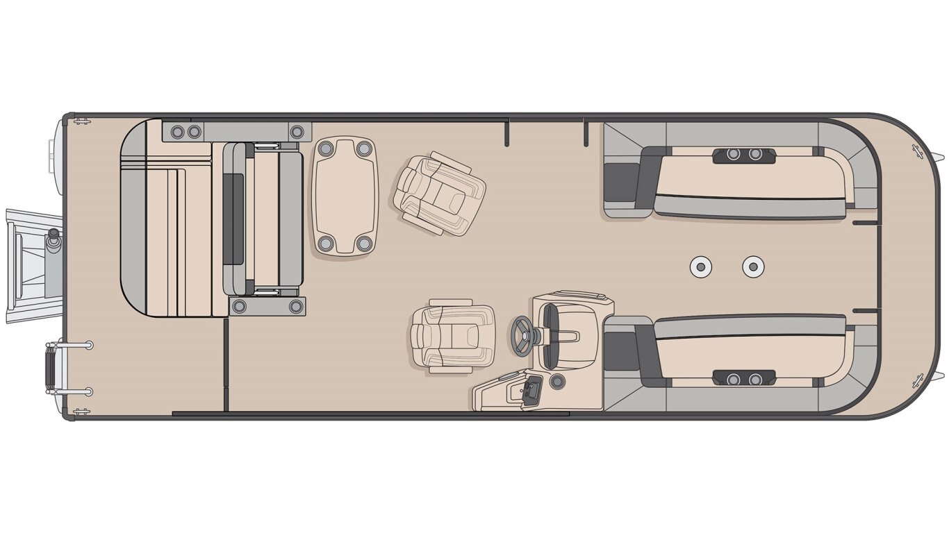 2025 Princecraft Quorum 25 RL Classic blue Elegance Edition (excluding grey metallic accent)