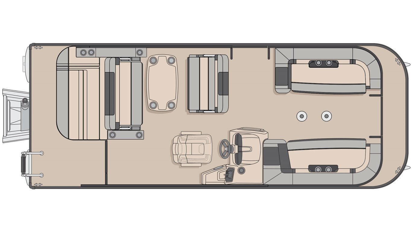 2025 Princecraft Quorum 23 RL Steel grey Elegance Edition (with grey metallic accent)