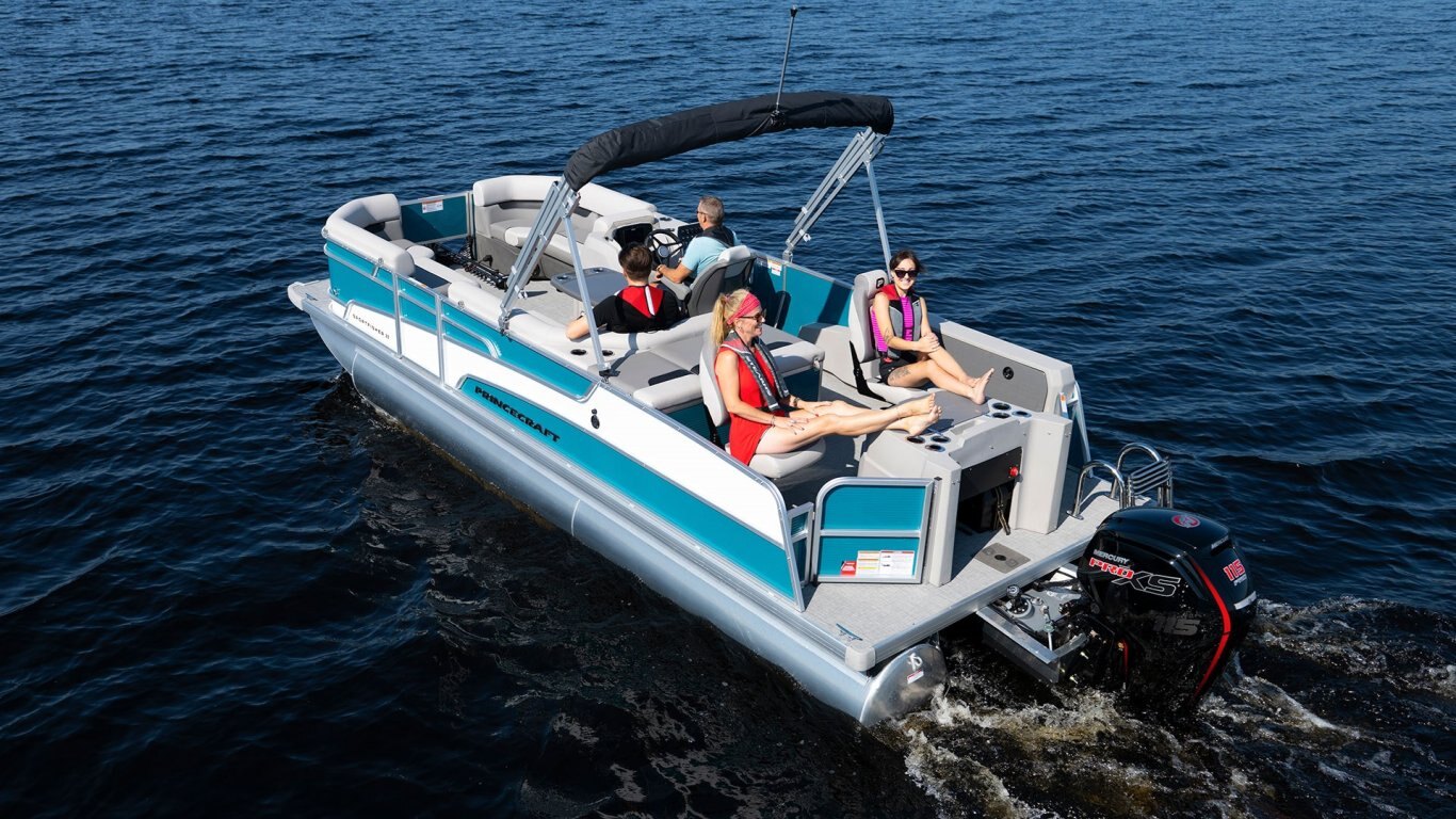 2025 Princecraft Sportfisher 23 2RS Miami harbour Nautical Blue Edition