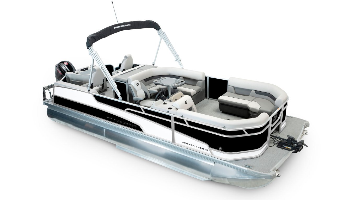2025 Princecraft Sportfisher 23 2RS Black Onyx White Edition