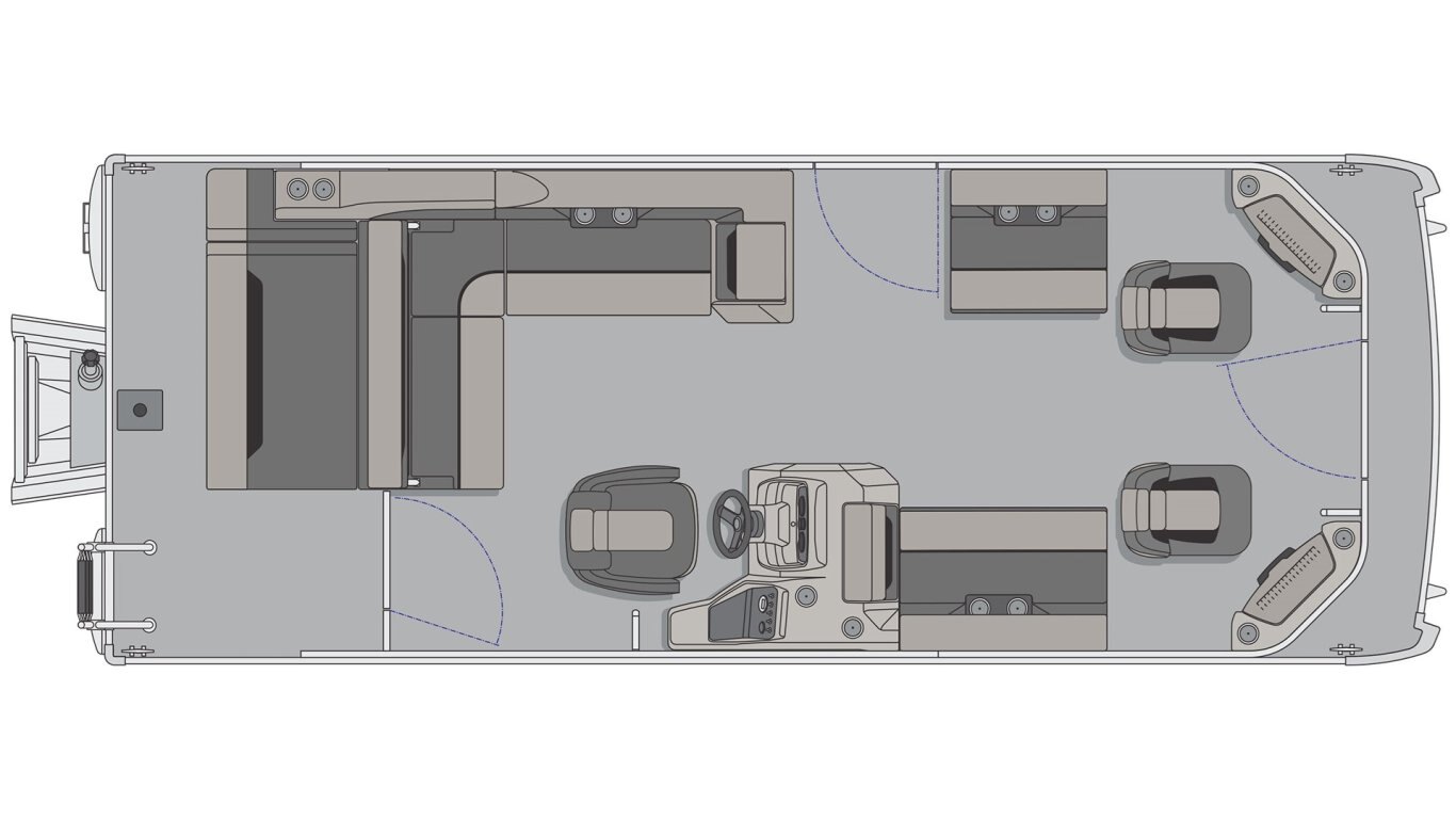 2025 Princecraft Sportfisher 23 2S RL Pearl grey Onyx White Edition