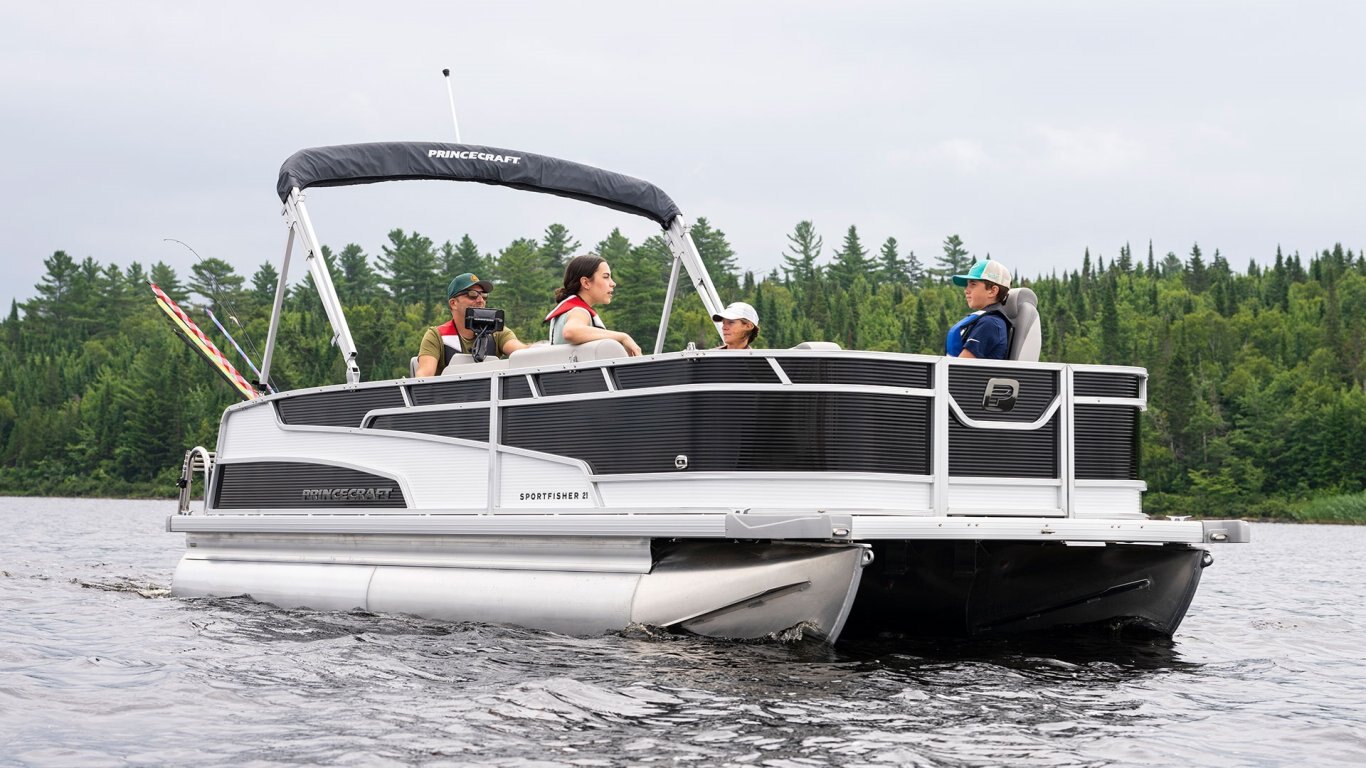 2025 Princecraft Sportfisher 21 2S Miami harbour Onyx White Edition