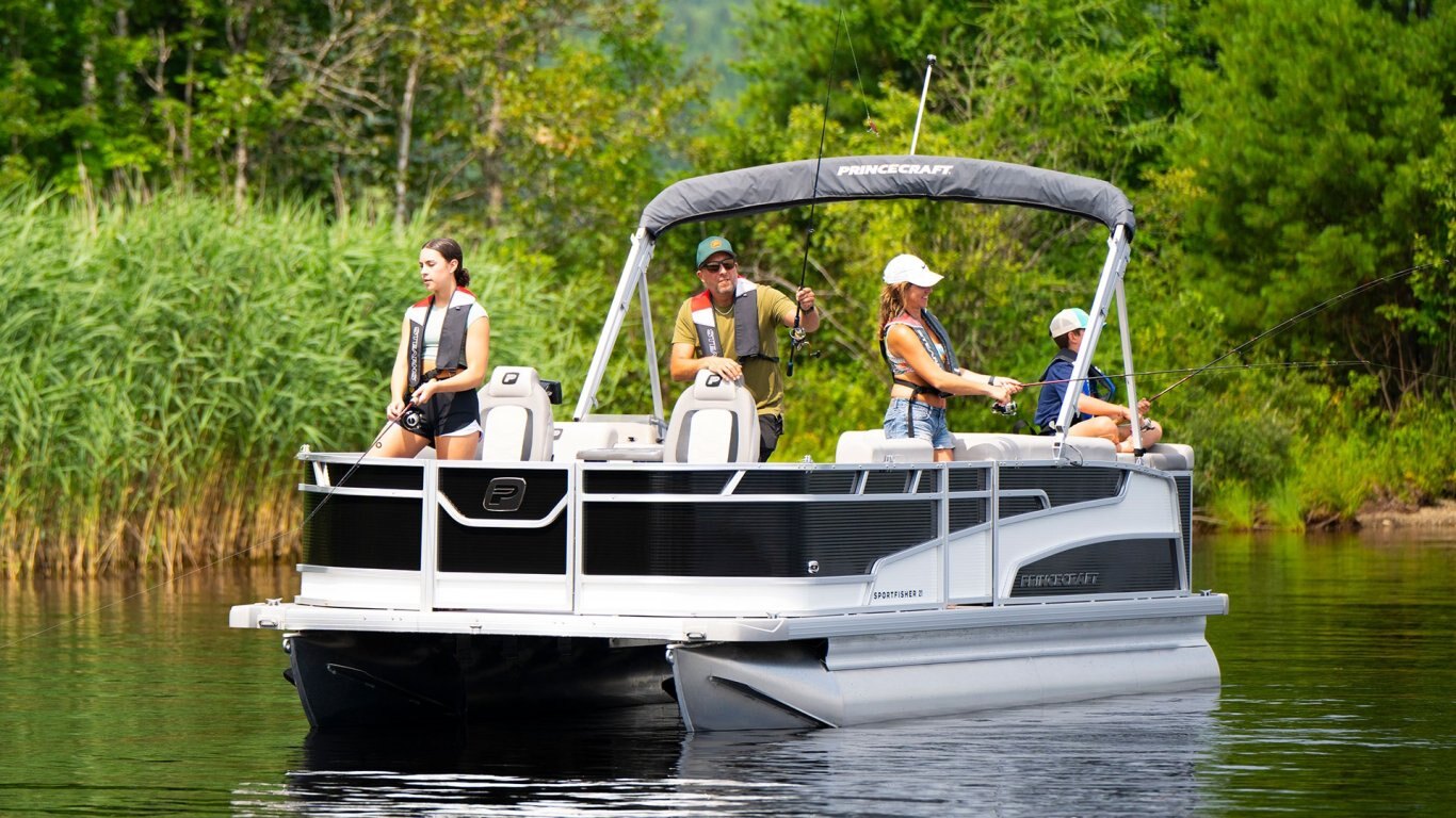 2025 Princecraft Sportfisher 21 2S Miami harbour Onyx White Edition