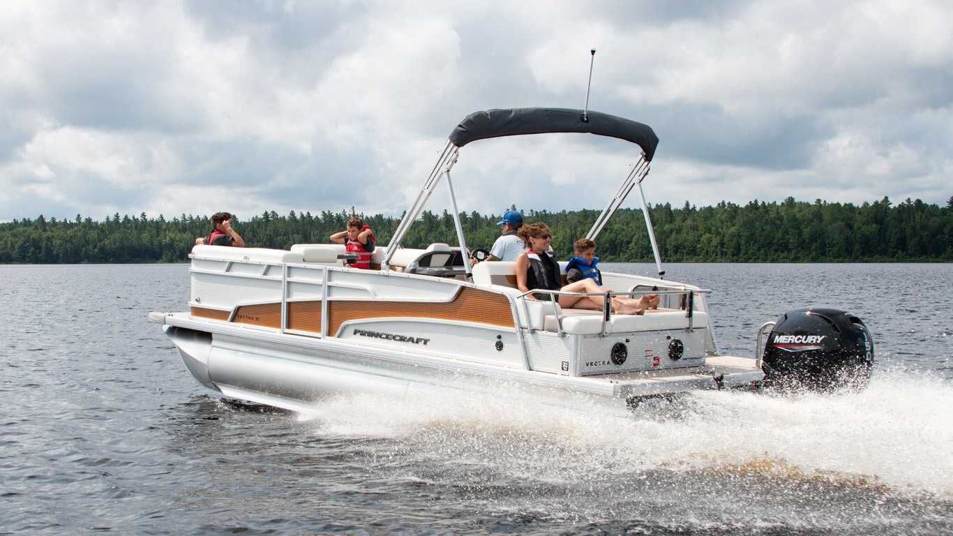 2025 Princecraft Vectra 23 RL Pearl grey Copper Special Edition