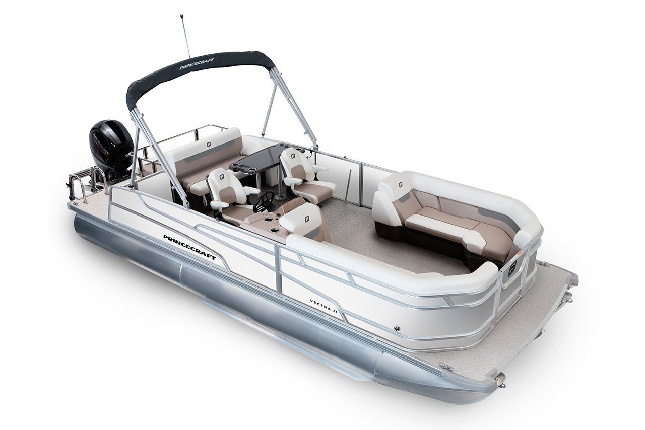 2025 Princecraft Vectra 23 RL Pearl grey Onyx White Edition