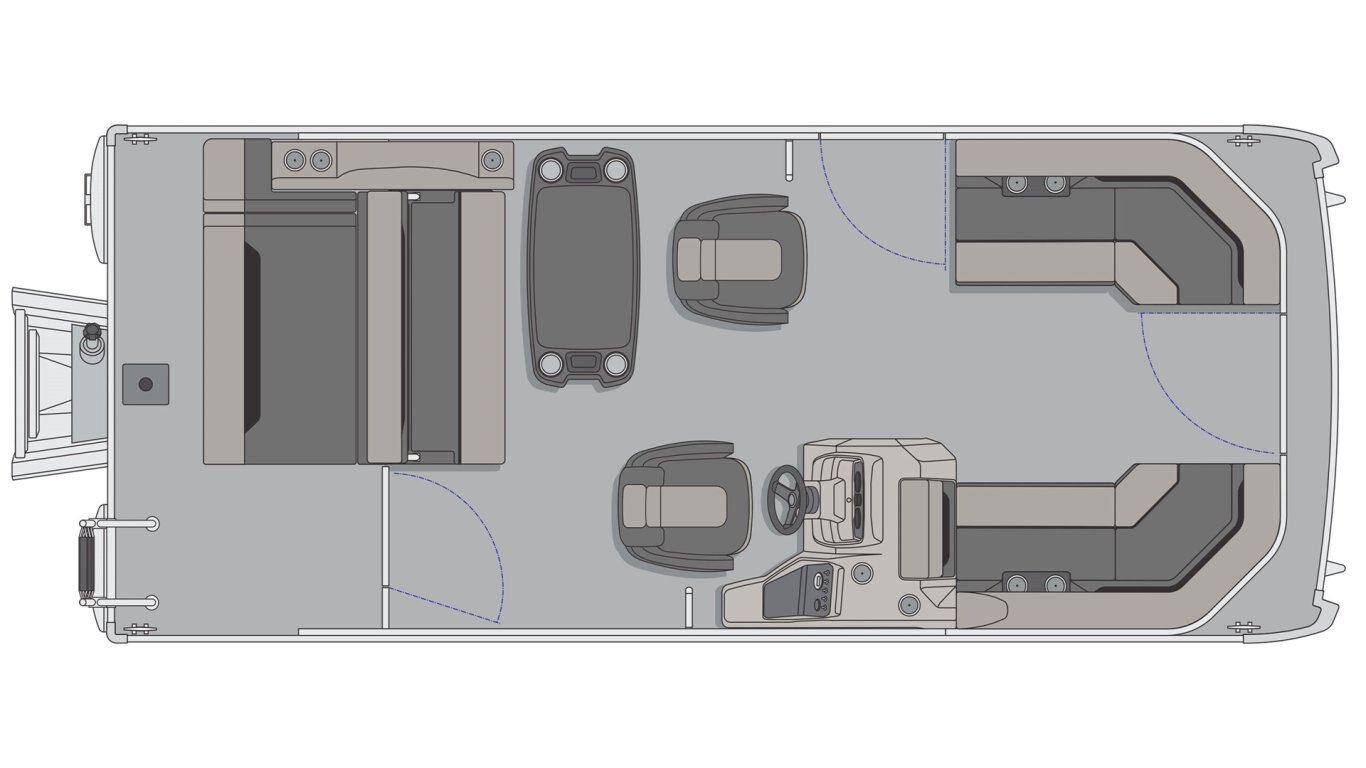 2025 Princecraft Vectra 21 RL Miami harbour Nautical Blue Edition