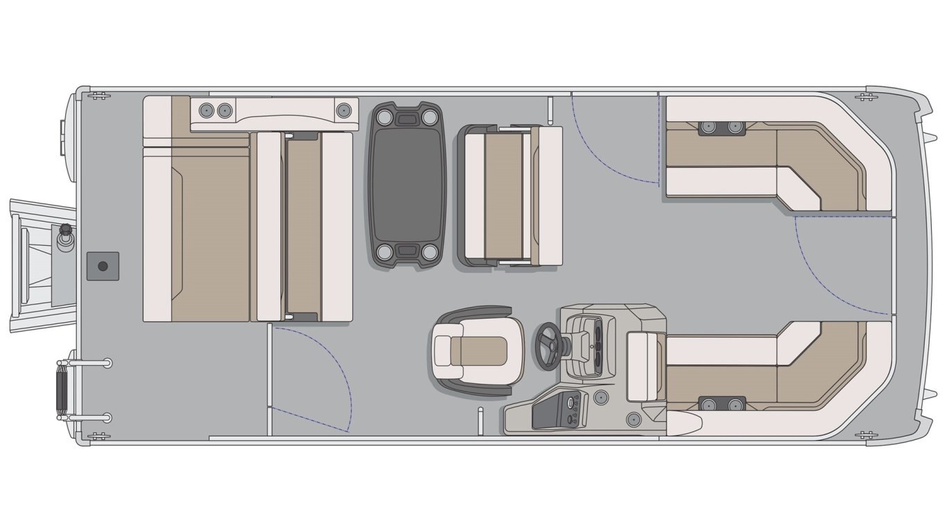 2025 Princecraft Vectra 21 RL Miami harbour Nautical Blue Edition