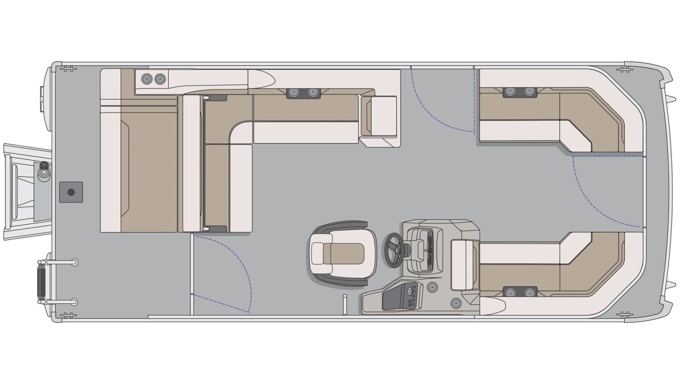 2025 Princecraft Vectra 21 RL Miami harbour Nautical Blue Edition