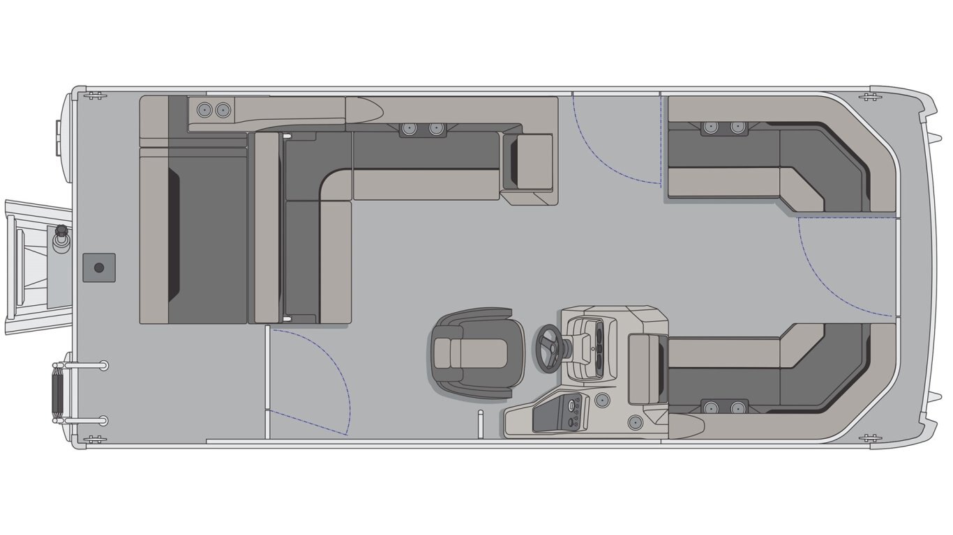2025 Princecraft Vectra 21 RL Miami harbour Nautical Blue Edition