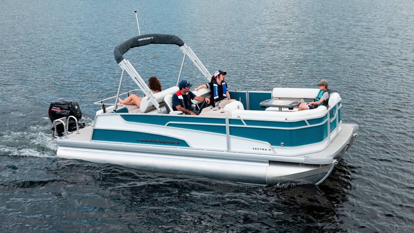 2025 Princecraft Vectra 21 RL Miami harbour Nautical Blue Edition