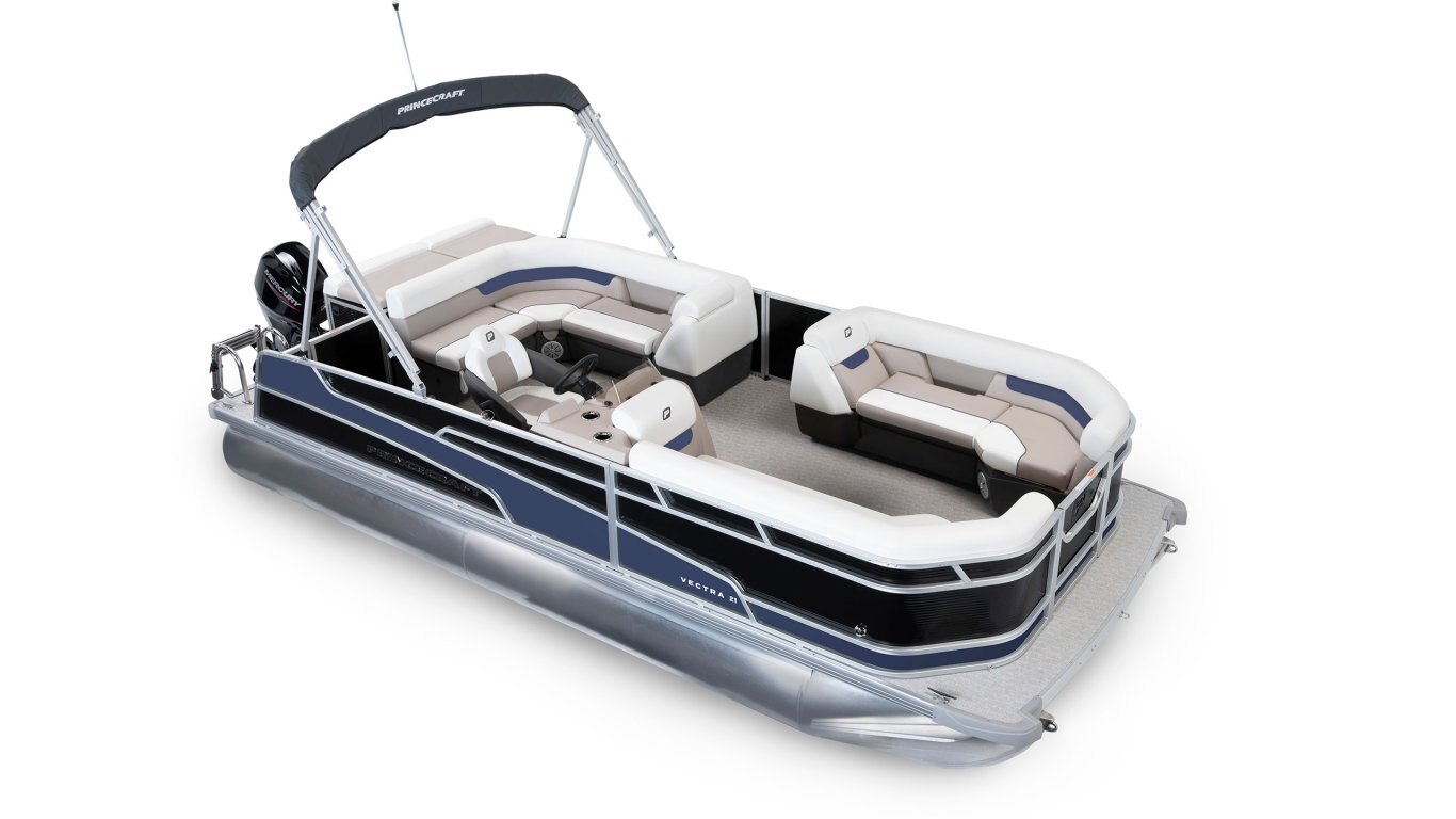 2025 Princecraft Vectra 21 L Black Nautical Blue Edition