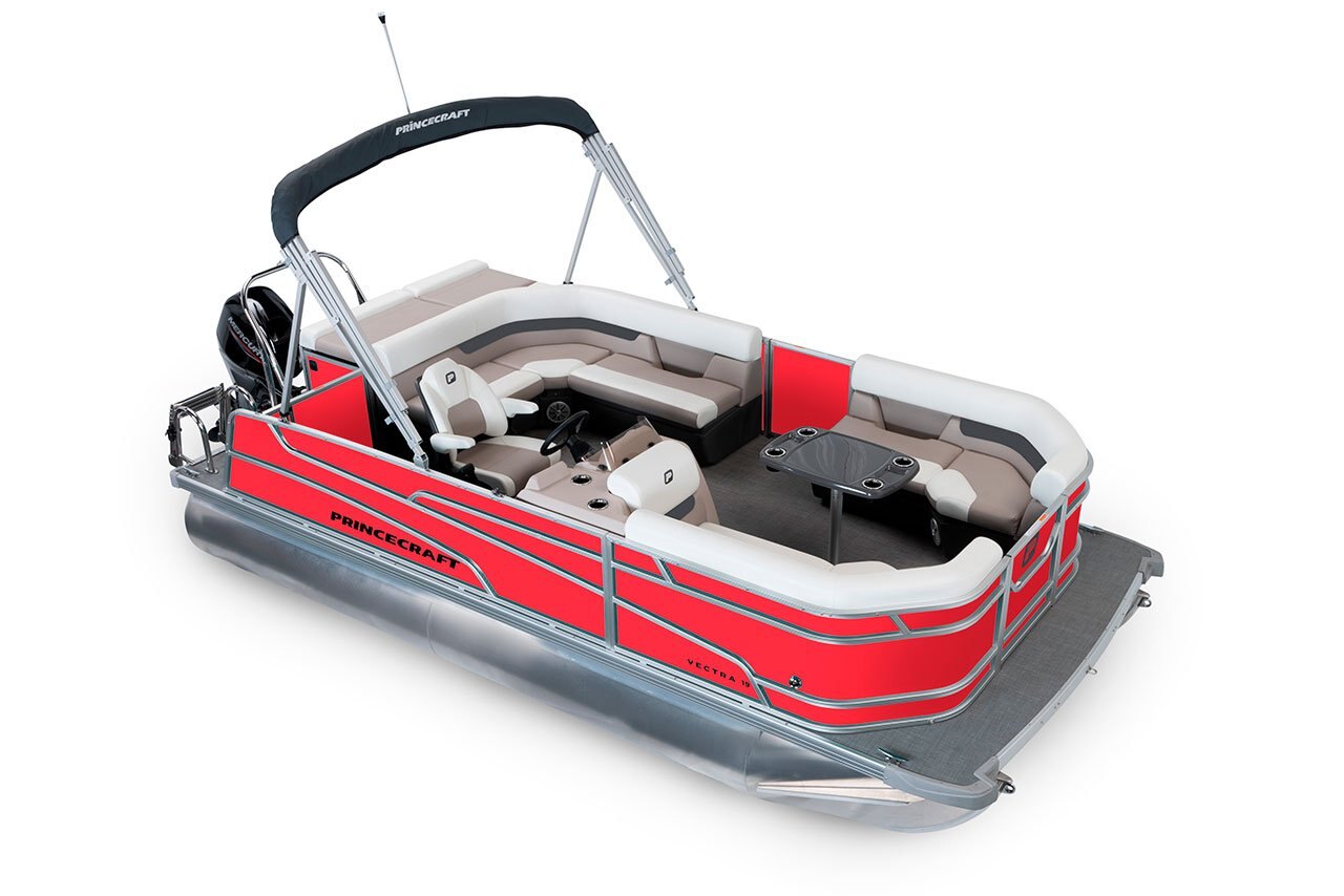 2025 Princecraft Vectra 19 L Ruby red Traditional Edition