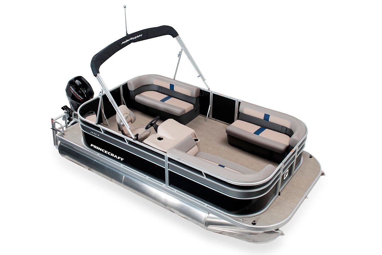 2025 Princecraft Jazz 17 Black Grey metallic graphic package