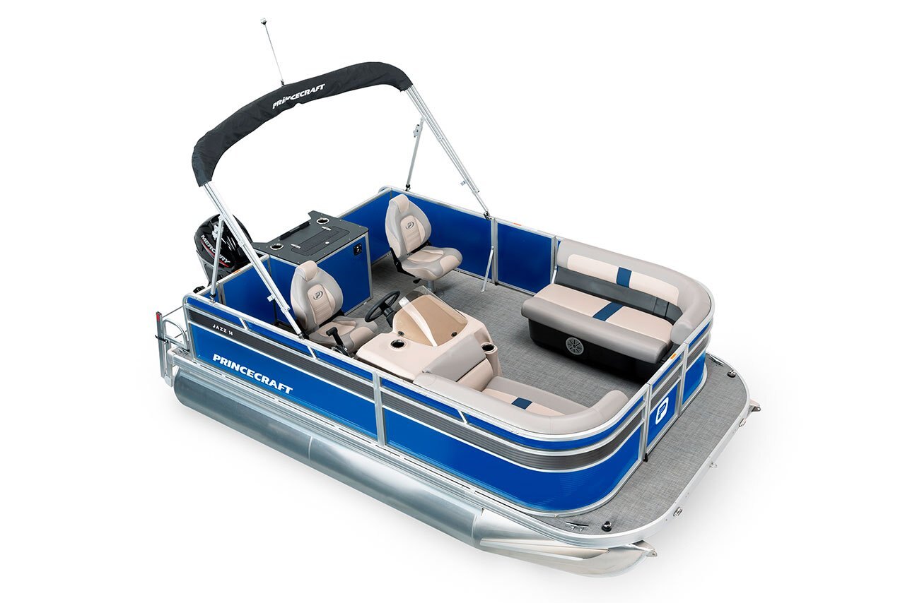 2025 Princecraft Jazz 14 2RS Classic blue Grey metallic graphic package