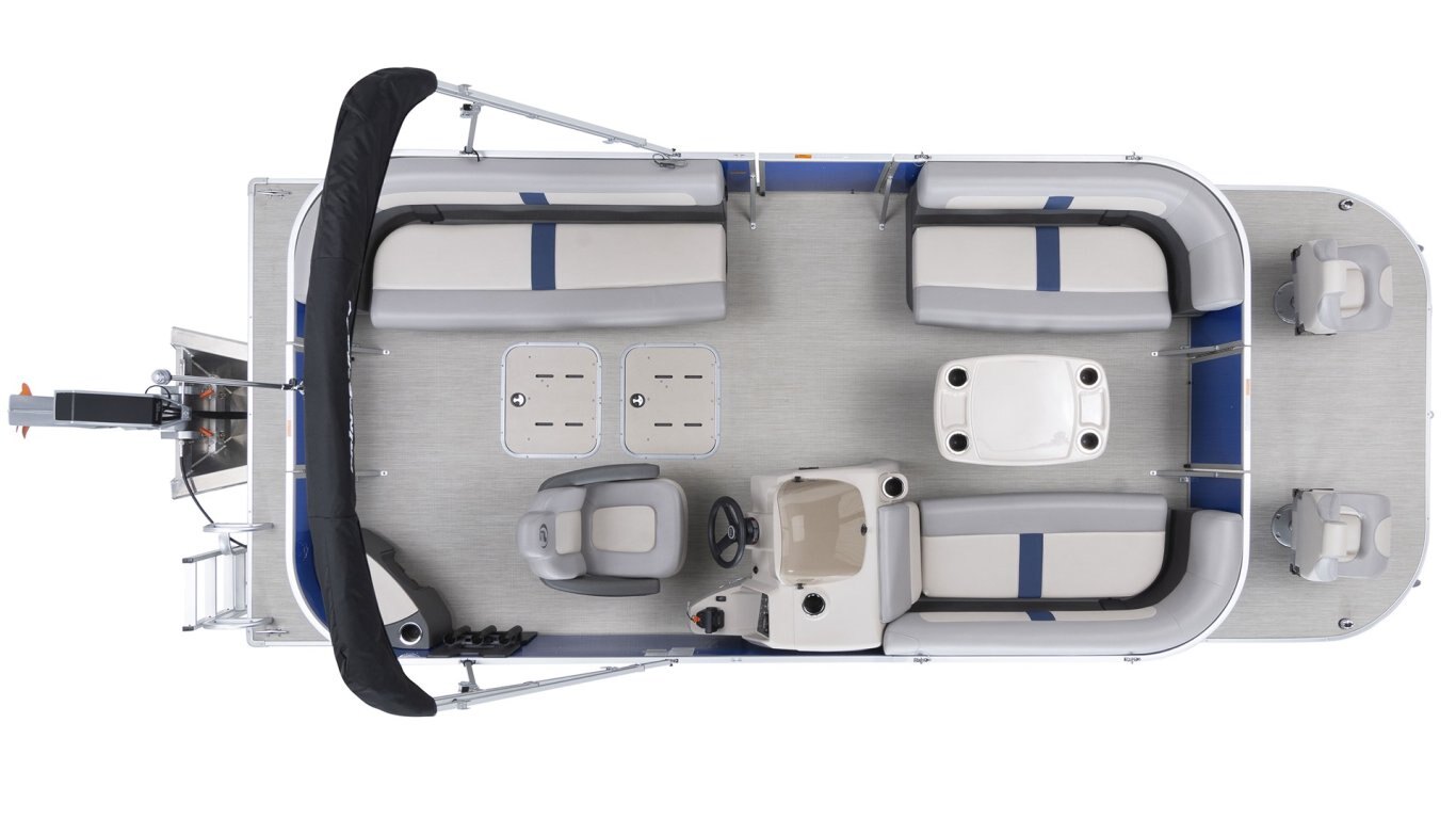 2025 Princecraft Brioe 21 2S Classic blue Grey metallic graphic package