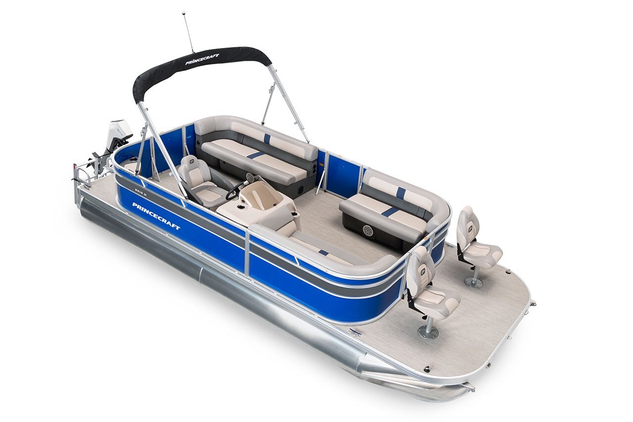 2025 Princecraft Brioe 21 2S Classic blue Grey metallic graphic package