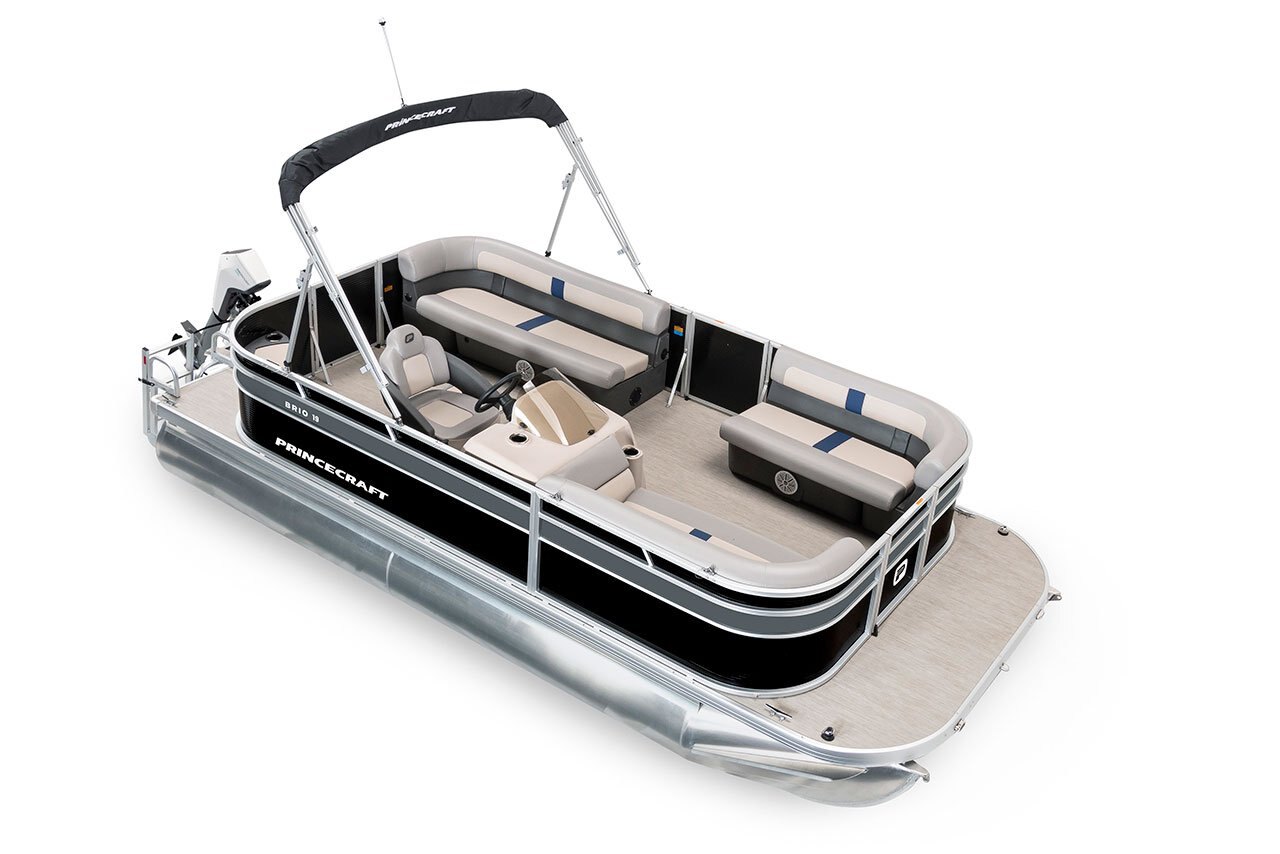 2025 Princecraft Brioe 19 Black Grey metallic graphic package