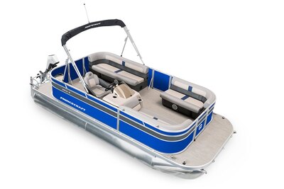 2025 Princecraft Brioe 19 Classic blue Grey metallic graphic package