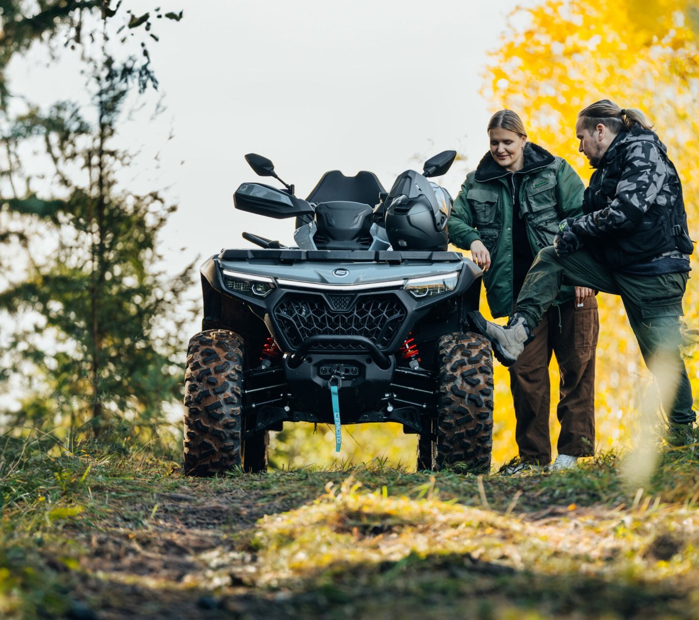 2025 CFMOTO CFORCE 800 TOURING Tundra Grey