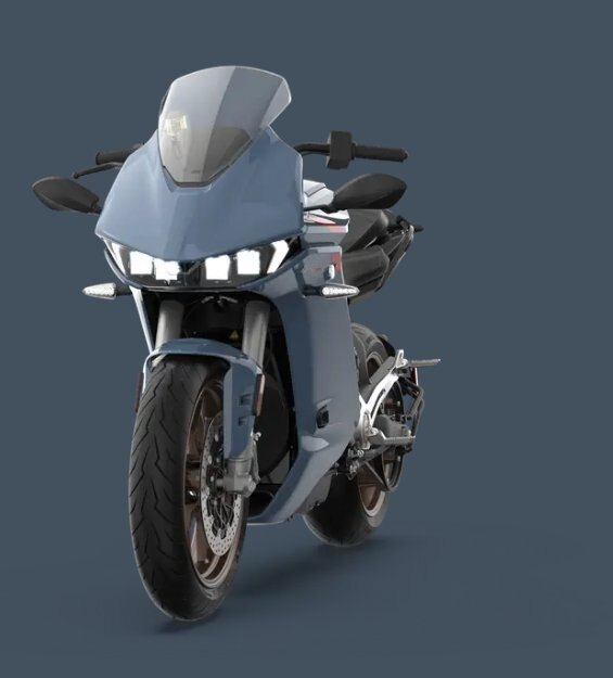 Zero Motorcycles S Line SR/S Orbit Blue / Coral