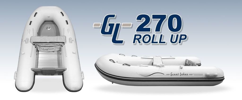 2025 Great Lakes Inflatable Boats GL270RU ROLL UP ALUMINUM FLOOR