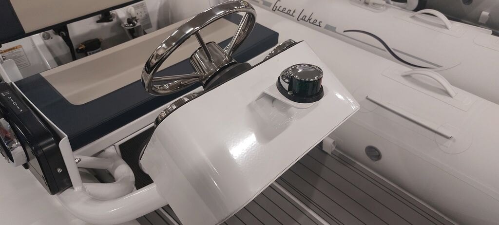 2025 Great Lakes Inflatable Boats GL310BL Console Deluxe