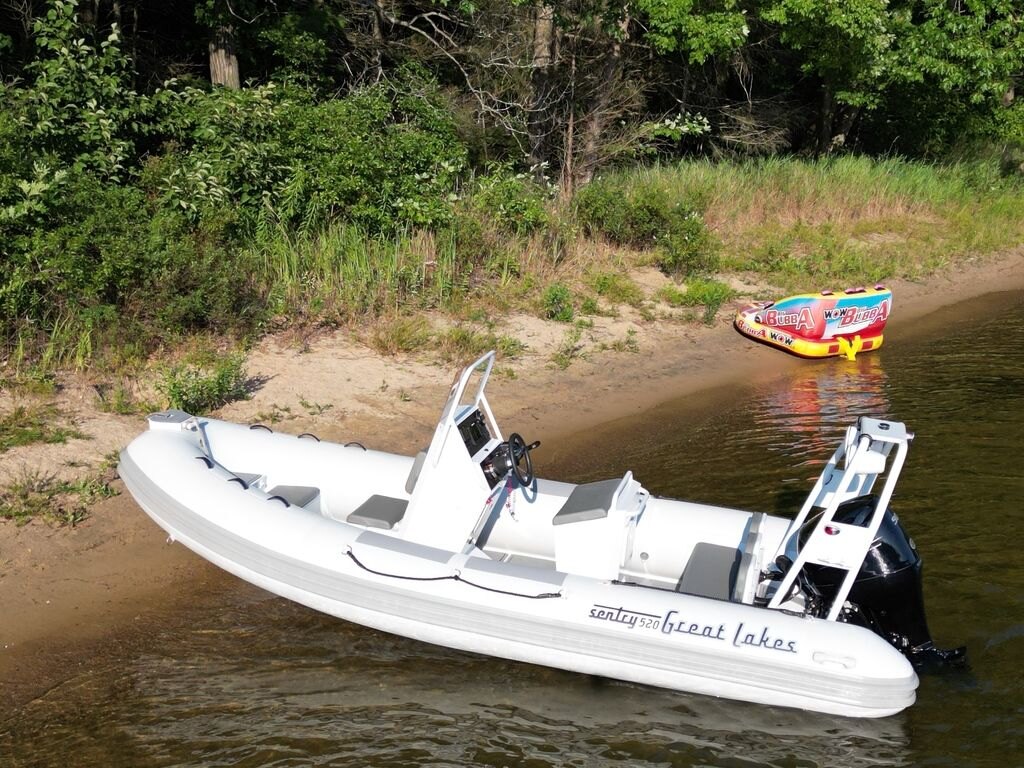 2025 Great Lakes Inflatable Boats GL310BL Console Deluxe