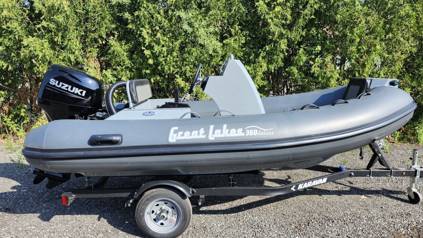 Great Lakes Inflatable Boats GL310BL Console Deluxe
