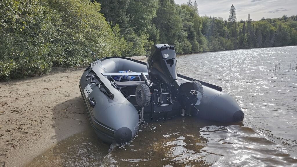 2025 Great Lakes Inflatable Boats EX320RU ROLL UP ALUMINUM FLOOR