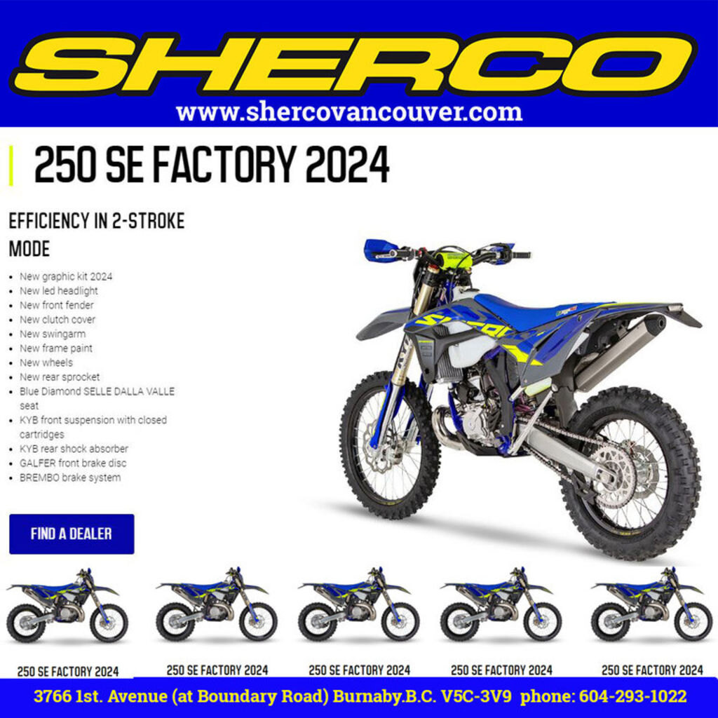 2024 Sherco SE 250 Factory 2T