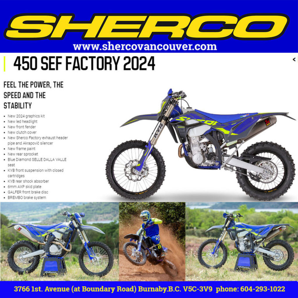 2024 Sherco SE-F 450 4T Factory