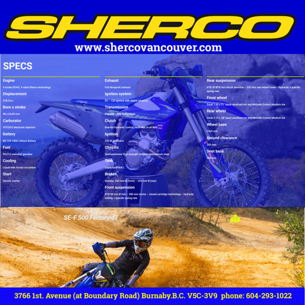 2025 Sherco SE F 500 Factory 4T 2025