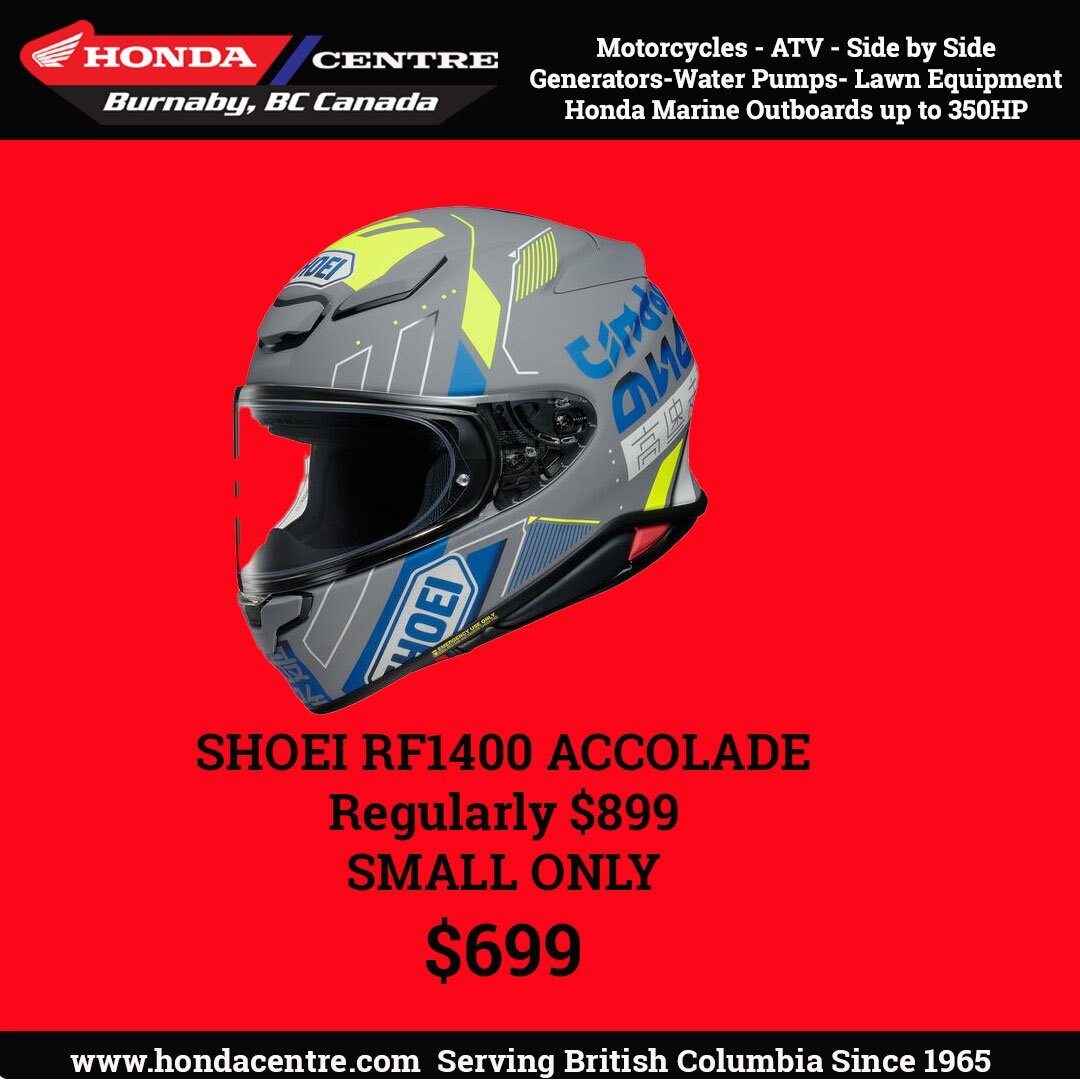 Shoei RF1400 Accolade Small Helmet