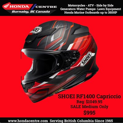 Shoei RF1400 Capriccio TC11  Med
