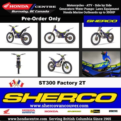 Sherco ST300 2T Trials Competition Motorcycle