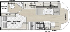 2025 Coachmen Cross Trail Class C Motorhomes 21XG
