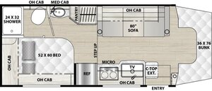 2025 Coachmen Cross Trail Class C Motorhomes 24FL
