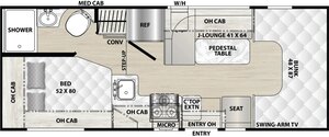 2025 Coachmen Cross Trail Class C Motorhomes 20CB