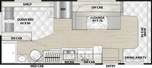 2025 Coachmen Cross Trail Class C Motorhomes 22XG
