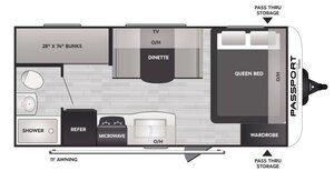 2025 Keystone RV Passport Classic 170BH