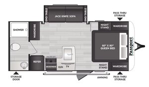 2025 Keystone RV Passport Classic 184RB