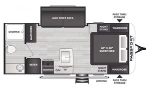 2025 Keystone RV Passport Classic 184RBWE