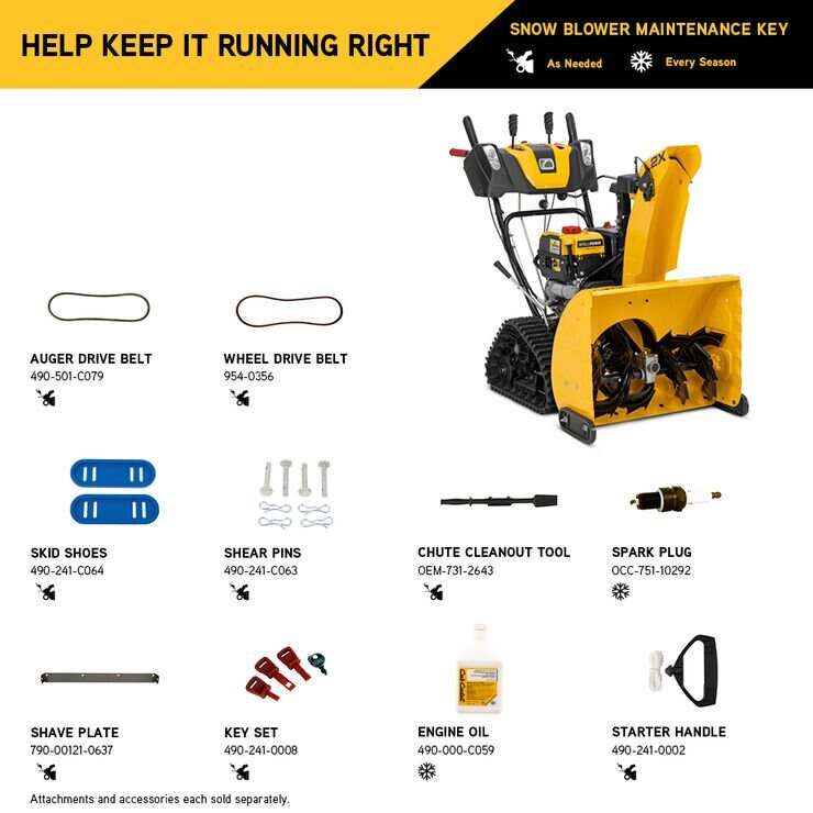 Cub Cadet 2X® 26 TRAC IntelliPOWER® Snow Blower