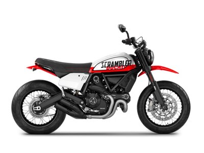 2023 Ducati Scrambler Urban Motard Star White Silk and Ducati GP 19 Red